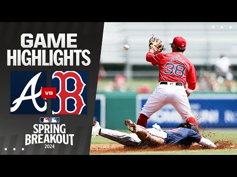 Braves vs. Red Sox Spring Breakout Game Highlights (3/16/24) | MLB Highlights video clip