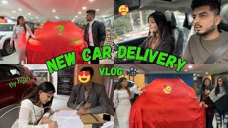 New Car Delivery 😍 | Family ko dia surprise ❤️ | Vishu Mehak Vlogs