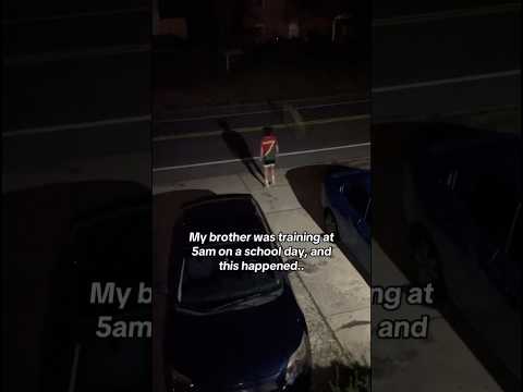 My Brother Was Training At 5am On A School Day, And This Happened.. #shorts #brothers #funnyvideo