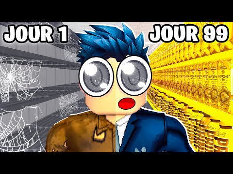 J'ai Joué 100 Jours à Supermarket Simulator Roblox