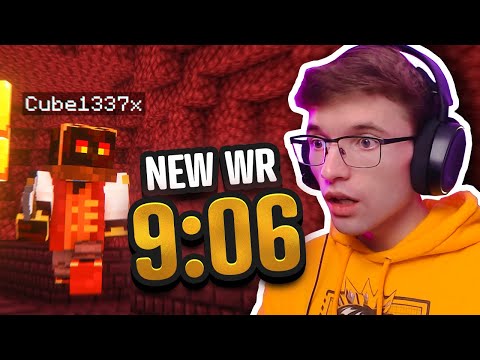 Pro Speedrunner reacts to NEW Minecraft Speedrun WR by Cube1337
