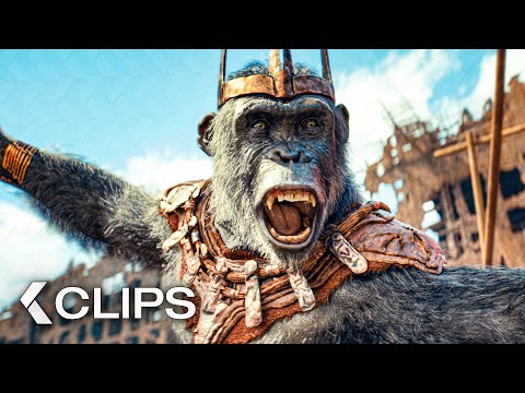 KINGDOM OF THE PLANET OF THE APES All Clips & Trailer (2024)