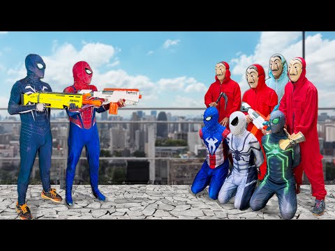 TEAM SPIDER-MAN vs BAD GUY TEAM || Who Is THE REAL SUPERHERO ...?? ( Funny , Action... )