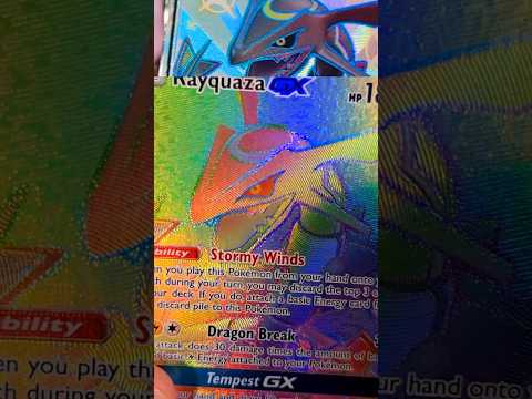 Os 3 rayquazas raros. Rainbow é Shiny carta pokemon #pokemon #unboxing #pokemoncards