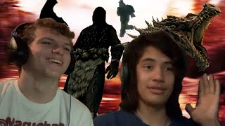 being forced to play Skyrim