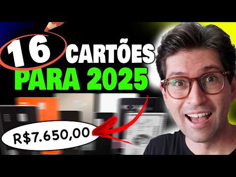 🔥 16 Melhores Cartões de Crédito para INICIANTES em 2025 [COM BENEFÍCIOS]