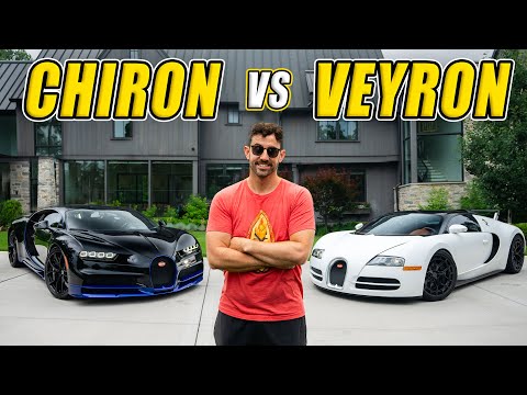 Bugatti Chiron vs Veyron: A Battle of Hypercar Legends