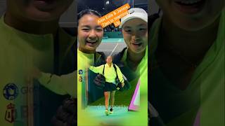 Alex Eala and Janice Tjen in Dubai as a team! #tennis #wta #shortsfeed #shorts #alexeala #indonesia