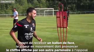OGC Nice (Lucien Favre) - Exercice de prise d'information
