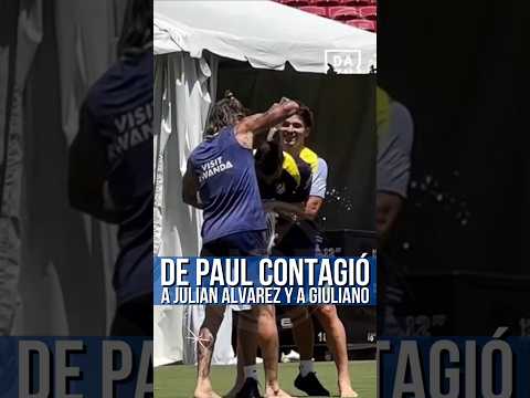 Rodrigo De Paul contagi贸 a Julian Alvarez y a Giuliano Simeone 馃槀