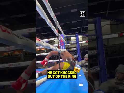 HE GOT KNOCKED OUT OF THE RING‼️