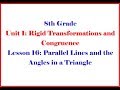 Angles and Triangles Concepts
