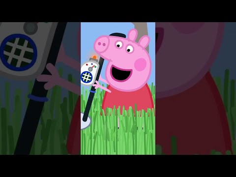 Peppa Uses a Metal Detector! What Will She Find? #PeppaPig #Shorts