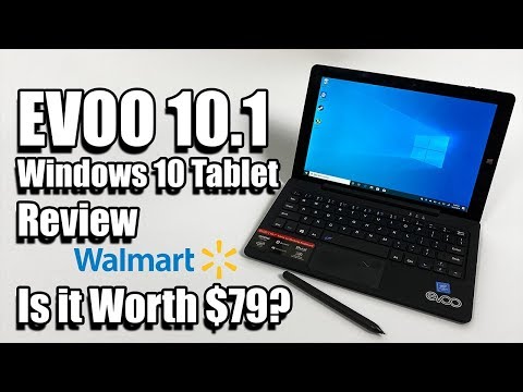 EVOO 10.1 Windows 10 $79 2 in 1 Tablet Review - Is It...