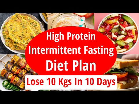 High Protein Intermittent Fasting Diet Plan For Weight Loss| Lose 10 Kgs In 10 Days |EatmoreLosemore
