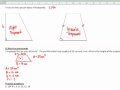 Trapezoid Area and Height Calculations