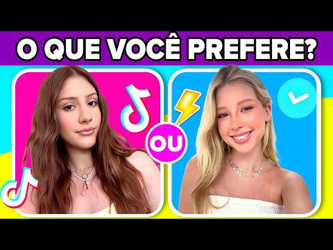 🔄 O QUE VOCÊ PREFERE? 👩🏻‍🦰👱🏻‍♀️ LIZ MACEDO OU SOSO CARECA? Jogo das Escolhas | #quiz #tiktok