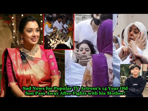 Sad News for Popular TV Actress's 14 Year Old Son comits Su*cide After Fights for Money!