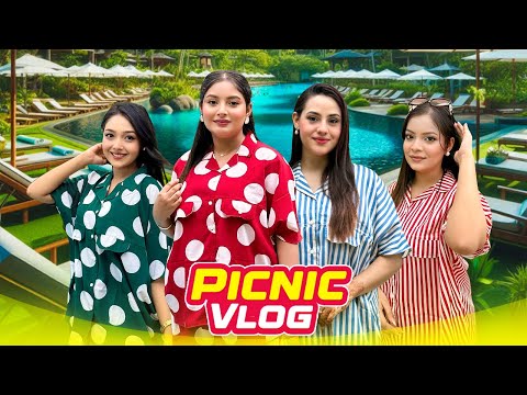 টিমের সবাই পিকনিক করতে গেলাম | Family Picnic Vlog | Nusrat Jahan Ontora | Rakib Hossain