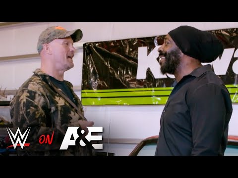 Booker T pays “Stone Cold” a surprise visit: A&E WWE Rivals ...
