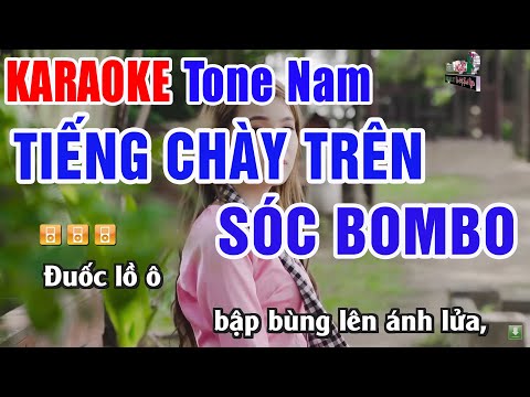 Tiếng Chày Trên Soc BomBo Karaoke Tone Nam | Nhạc Sống Thanh Ngân