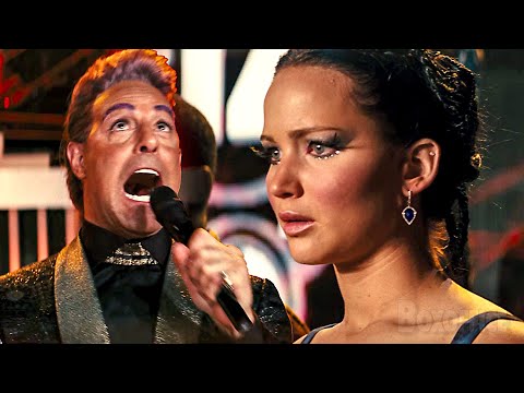 生放送でキャットニスの妊娠について嘘をついた | ハンガー・ゲーム2 | 映画シーン
