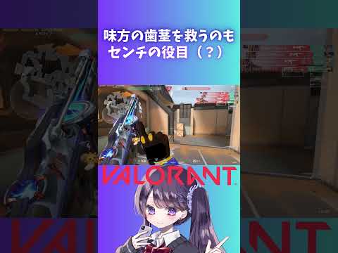 味方の歯茎で危機一髪⁉ #vtuber #晴虹 #VALORANT #shorts