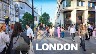 Oxford Street to Mayfair Stroll – Discover London’s Luxury Side | London Shopping Street Walk 4K