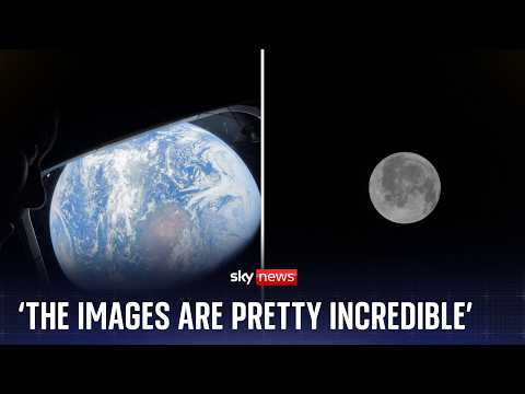 Artemis II crew view features of moon 'never seen with human eyes'