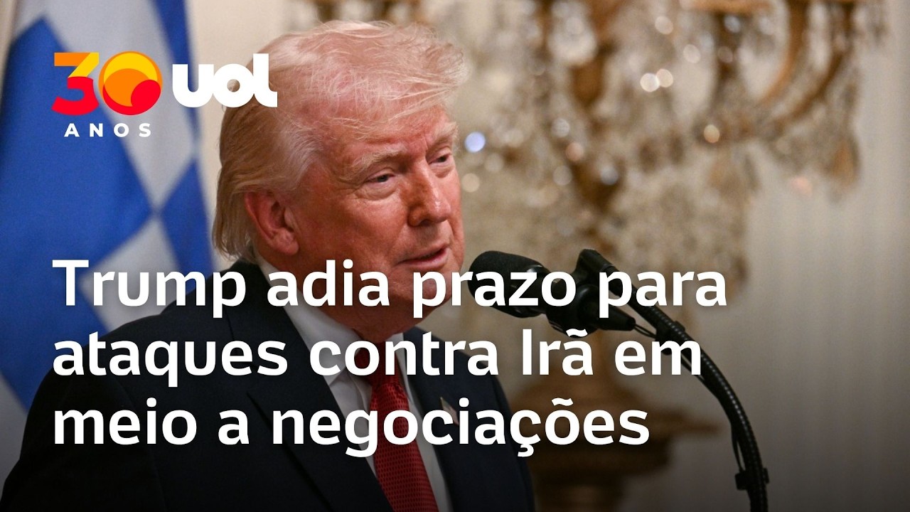 Guerra no Irã Donald Trump suspende prazo para bombardeios por mais 10 dias em meio a negociações TV Online Guerra no Irã Donald Trump suspende prazo para bombardeios por mais 10 dias em meio a negociações