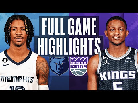 GRIZZLIES at KINGS | NBA FULL GAME HIGHLIGHTS | October 27, 2022 video clip
