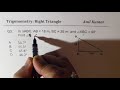 Trigonometry and Right Triangles