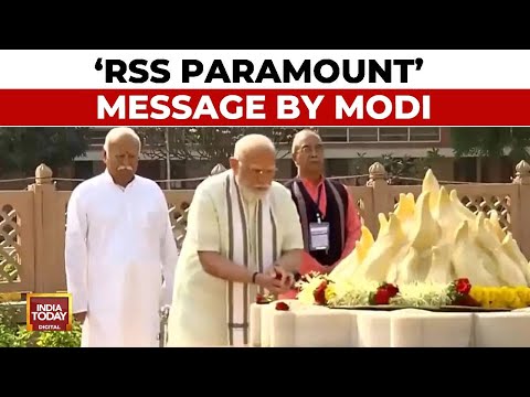 PM Modi's Mega Tribute To RSS Founders In Nagpur | Visits Smriti Mandir & Deeksha Bhoomi | PM News