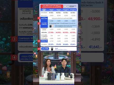 กล้องตัวโปรในมือ บน S26 Series กับสิทธิพิเศษเฉพาะคุณ ฟังวิธีในไลฟ์ | #GalaxyAI