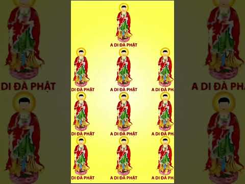 Sơ đồ niệm Phật giúp nhiếp tâm không vọng tưởng và in sâu hình ảnh Đức Từ Phụ A Di Đà vào A Lại Da