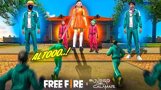 ¡EL JUEGO del CALAMAR en FREE FIRE! ¿Quién sobrevivirá hasta el Final? 😱🔥