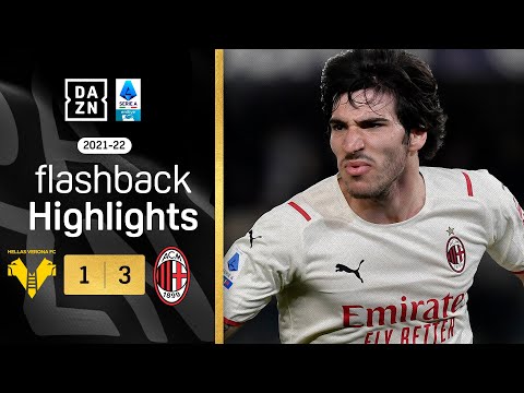 L'iconica DOPPIETTA DI TONALI al Bentegodi | Verona-Milan 1-3 | Serie A 2021-22 | DAZN Highlights