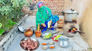 traditional village life Sham or hamra khana | meri payri ammi jaan | chicken Loki recipe sabzi 
