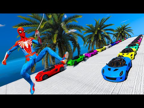 Aranha e Heróis! Voos a Jato em Сarros - Grand Theft Auto V MODS