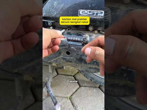 bengkel curang, matahin baut tapi tidakjunur sama pemilik motor nya