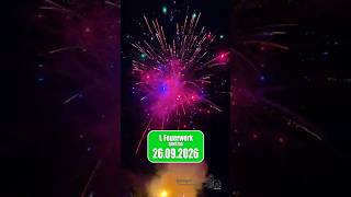🎡 Teil vom 1.Feuerwerk 26.09.2026 #leipzig #Kleinmesse #Kirmes #Feuerwerk #funfair