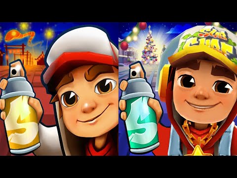 Subway Surfers Luoyang 2025 Year of the Snake Jake vs Winter Wonderland Jake Star outfit Gameplay HD