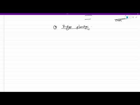 Cash Flow & Budgeting