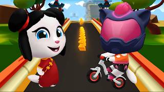 Lucky Angela Gold Run Vs K-pop Angela Gold Run - Talking Tom Gold Run