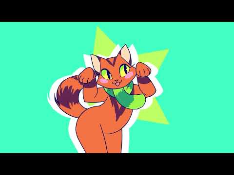 Caramelldansen Kitty [but its backwards] Animation Meme