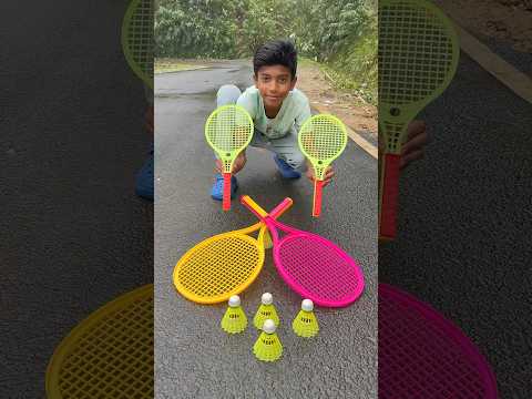 $1 Small & big Badminton Racket 🏸 2Ta testing