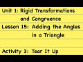 Understanding Angles in Triangles