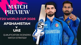 Afghanistan v The UAE, T20 World Cup 2026 - Group D Qualification Scenario 