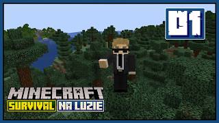 Minecraft Survival NA LUZIE odc. 01 - początek gry i pierwsze dni (wracamy!)