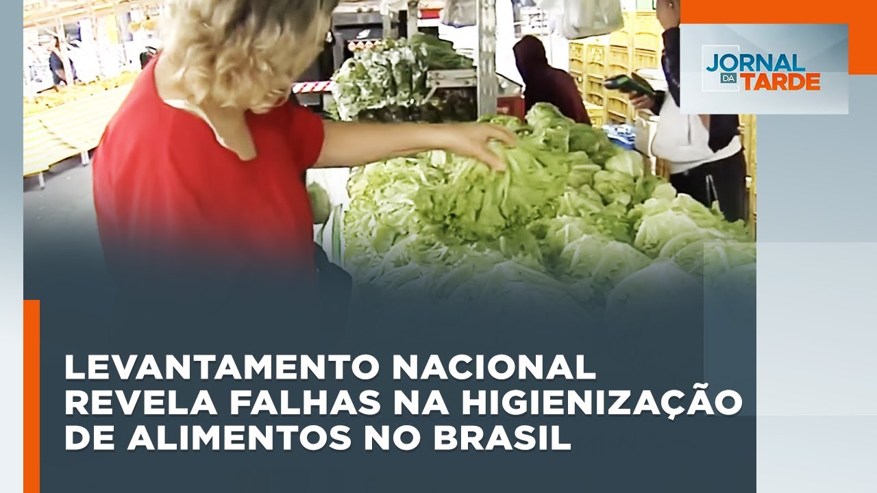 Levantamento nacional revela falhas na higienização de alimentos no Brasil